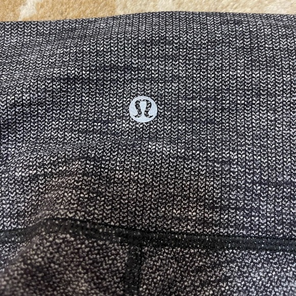 Lululemon Wunder Under Hi-Rise Tight *28" Coco Pique Black White women’s size 4 - Picture 8 of 9